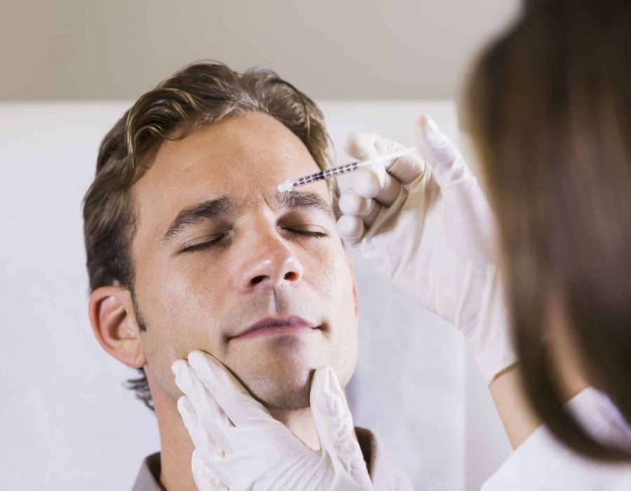 Mænd rynkebehandling